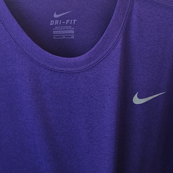 Nike Other - NWT Nike Men's DRI-FIT Training Legend Court Purple Short Sleeve Tee Sz XL